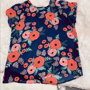 Size S/M paper crown blouse. Never worn